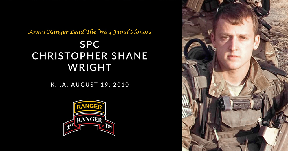 Specialist Christopher Wright, United States Army
